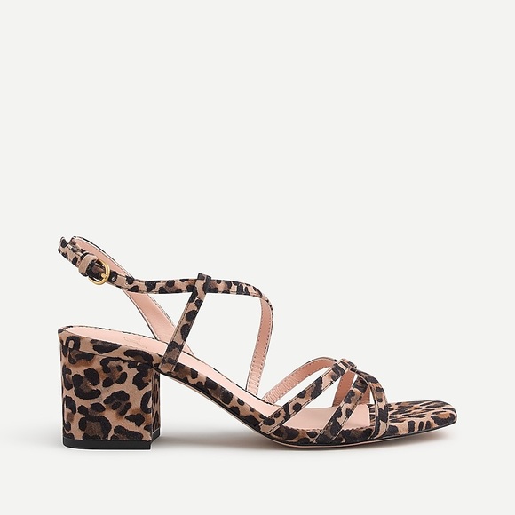 NIB | J. Crew Odette strappy sandals in leopard - Picture 3 of 11
